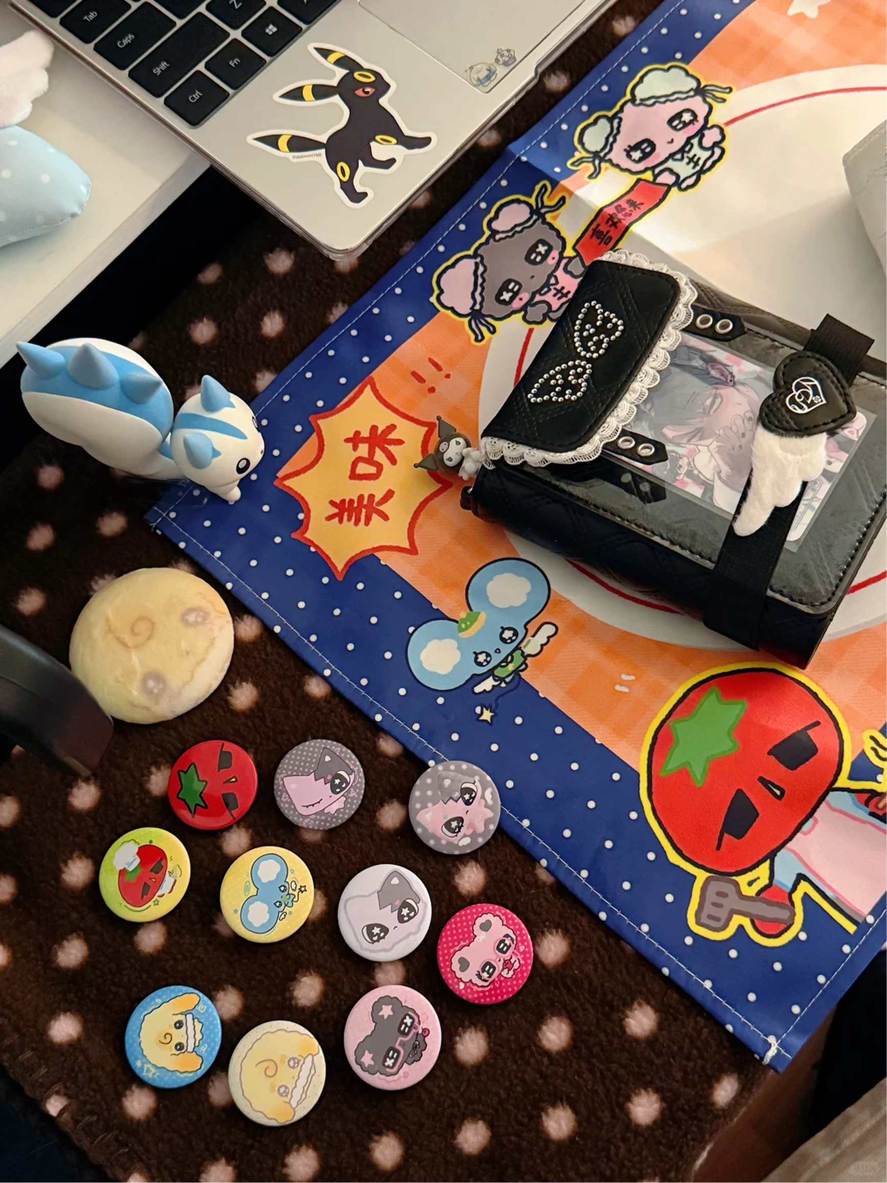 NemoZ merchandise setup photo